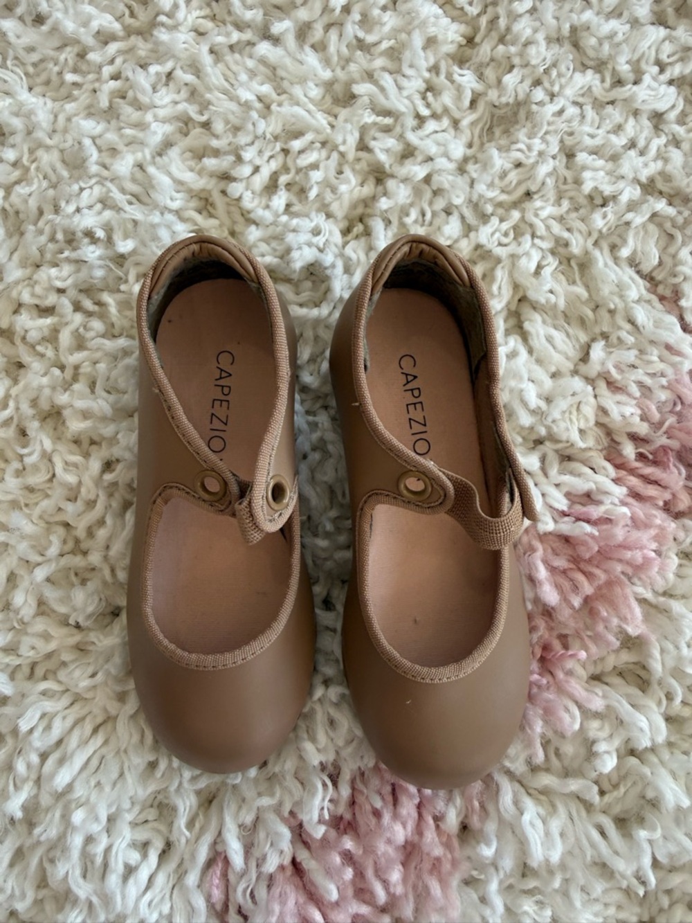 Capezio Toddler Girls' Brown Mary Jane Dance Shoes 8W